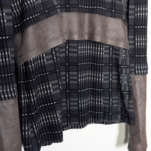 Beate Heymann Women’s Top US 8 Avant-Garde Streetwear Indie Luxury Artsy Plaid - Picture 5 of 7